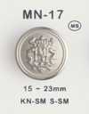 MN17 Bouton en métal