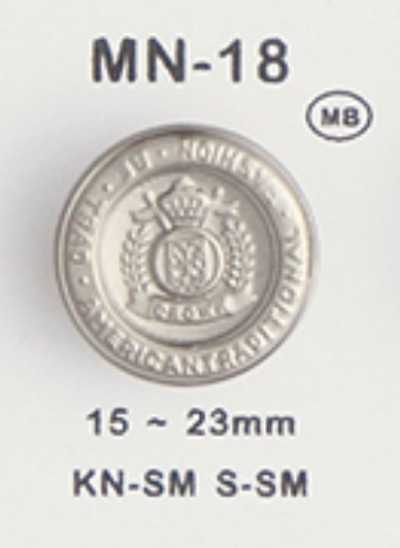 MN18 Bouton en métal