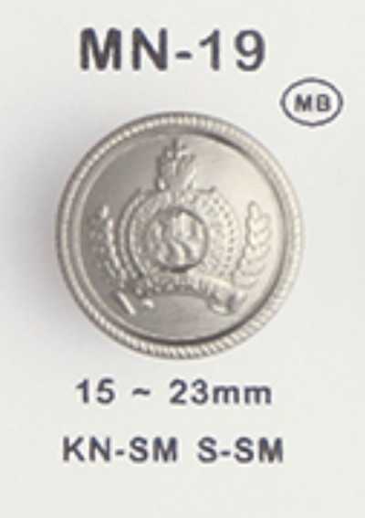 MN19 Bouton en métal