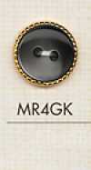 MR4GK Bouton en plastique élégant à 2 trous pour chemises