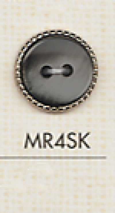 MR4SK Bouton en plastique élégant à 2 trous pour chemises