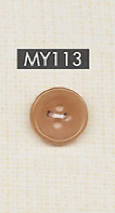 MY113 Bouton en polyester simple et élégant à 4 trous pour chemises et chemisiers