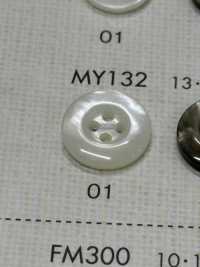 MY132 DAIYA BUTTONS Bouton En Polyester Façon Coquillage DAIYA BUTTON(DAIYA BUTTON) Sous-photo
