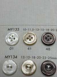 MY133 DAIYA BUTTONS Bouton En Polyester Façon Coquillage DAIYA BUTTON Sous-photo