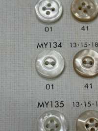 MY134 DAIYA BUTTONS Bouton En Polyester Façon Coquillage DAIYA BUTTON(DAIYA BUTTON) Sous-photo