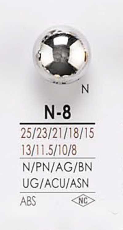 N8 Bouton en métal