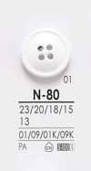N80 Boutons pour teinture noire