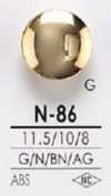 N86 Bouton en métal en résine ABS
