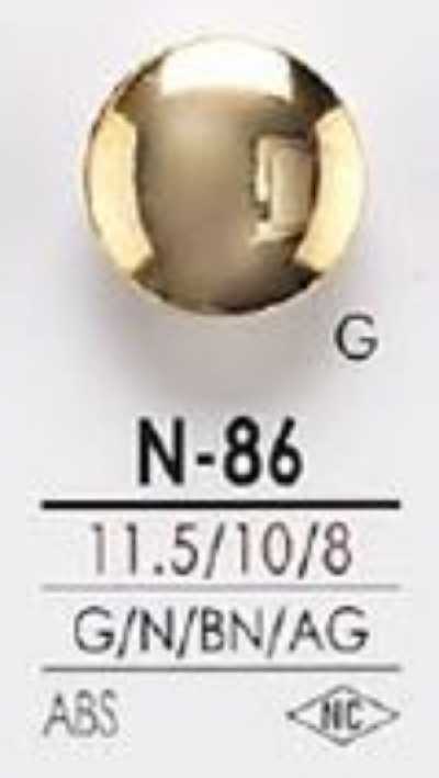 N86 Bouton en métal en résine ABS