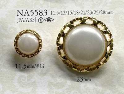 NA5583 Bouton à finition perlée pour teinture