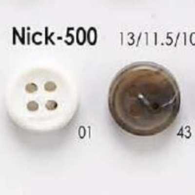 NICK500 Bouton à quatre trous en résine d'urée