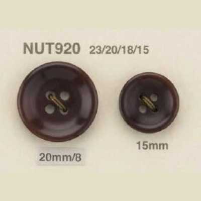 NUT920 Bouton à 4 trous en noix