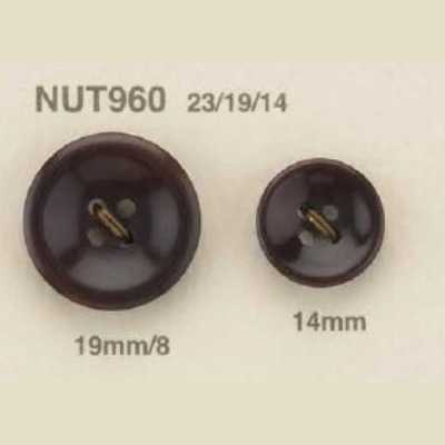 NUT960 Bouton à 4 trous en noix