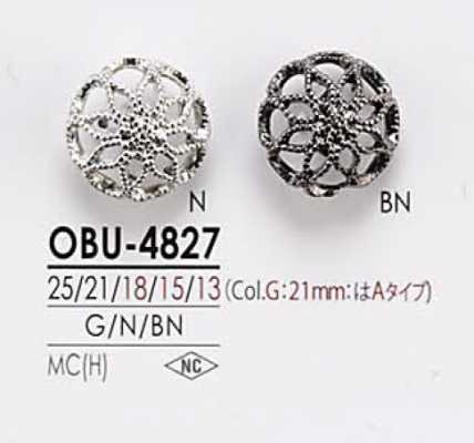OBU4827 Bouton en métal