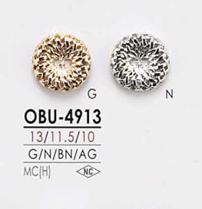 OBU4913 Bouton en métal