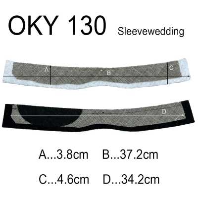 OKY130 Ouate de tête de manche pour vestes homme