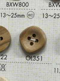 OL351 Bouton 4 Trous En Bois Naturel DAIYA BUTTON(DAIYA BUTTON) Sous-photo