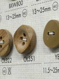 OL351 Bouton 4 Trous En Bois Naturel DAIYA BUTTON(DAIYA BUTTON) Sous-photo