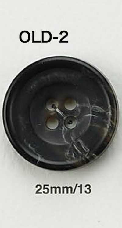 Bouton façon corne de buffle