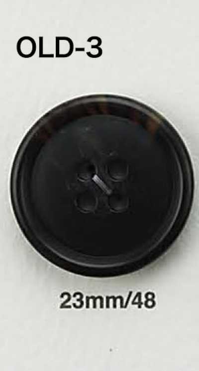 OLD3 Bouton style corne de buffle