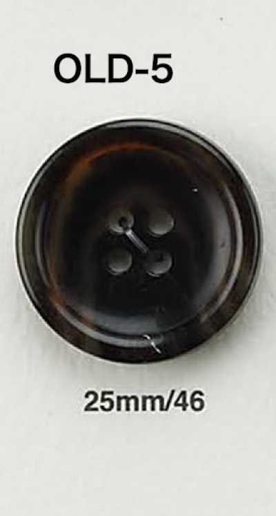 OLD5 Bouton style corne de buffle
