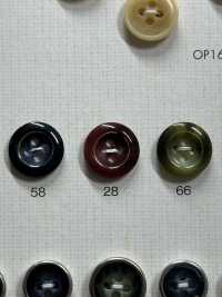 OP142 Bouton En Polyester élégant à 4 Trous Ressemblant à Un Buffle DAIYA BUTTON(DAIYA BUTTON) Sous-photo