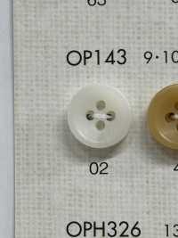 OP143 Bouton Polyester Simple Couleur Calme 4 Trous DAIYA BUTTON Sous-photo