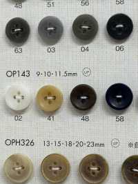 OP143 Bouton Polyester Simple Couleur Calme 4 Trous DAIYA BUTTON Sous-photo