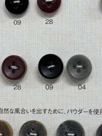 OP143 Bouton Polyester Simple Couleur Calme 4 Trous DAIYA BUTTON Sous-photo