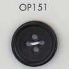 OP151 Bouton en résine polyester à 4 trous avec bord