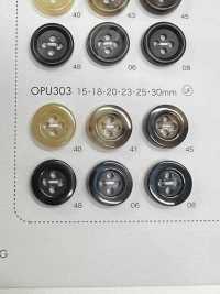 OPU303 Bouton 4 Trous En Résine D