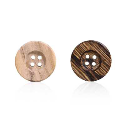 OW7500 Bouton en bois à 4 trous