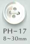 PH17 4 Trous 17 Bouton Shell
