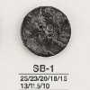 SB1 Bouton en nacre noire à 4 trous