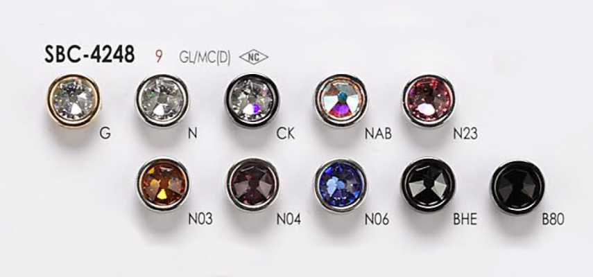SBC4248 Bouton en cristal