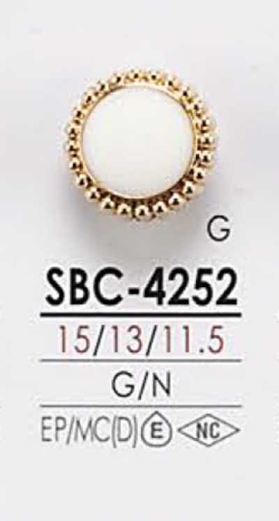 SBC4252 Bouton métallique à teindre
