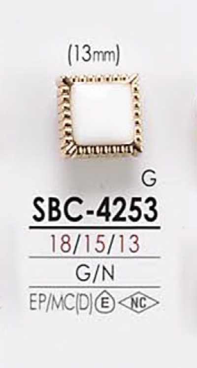 SBC4253 Bouton métallique teignable