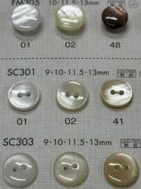 SC301 DAIYA BUTTONS Bouton En Polyester Façon Coquillage DAIYA BUTTON Sous-photo