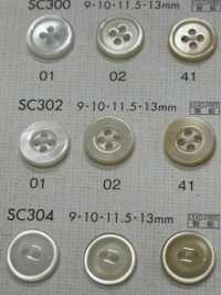 SC302 DAIYA BUTTONS Bouton En Polyester Façon Coquillage DAIYA BUTTON Sous-photo