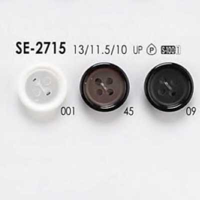 SE2715 Bouton en résine polyester à 4 trous