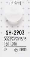 SH2903 Boutons en polyester teignables