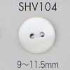 SHV104 Bouton en coquillage à 2 trous