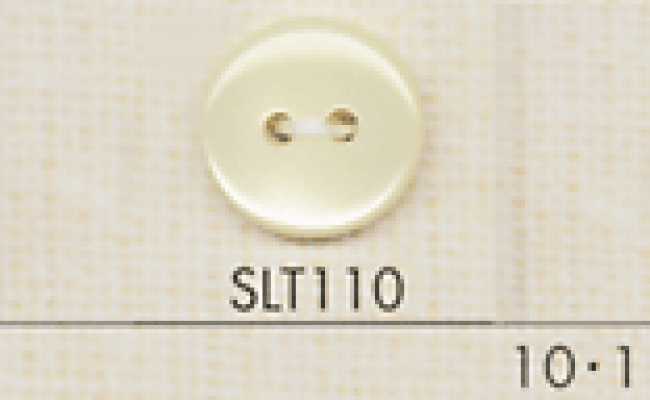 SLT110 DAIYA BUTTONS Bouton en polyester aspect nacre