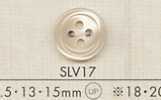 SLV17 DAIYA BUTTONS Bouton en polyester effet nacre