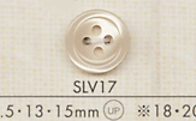 SLV17 DAIYA BUTTONS Bouton en polyester effet nacre