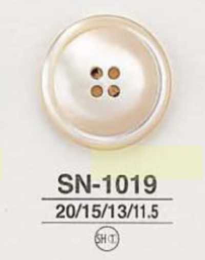 SN1019 Bouton en coquillage Takase à 4 trous