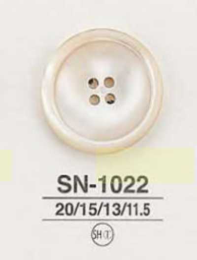 SN1022 Bouton en coquillage Takase à 4 trous