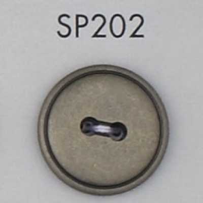 SP202 Bouton plaqué en résine ABS