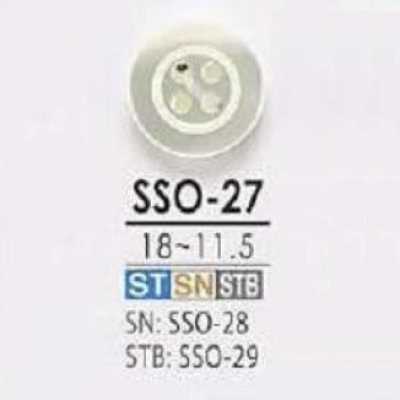 SSO27 Bouton en coquille Takase à 4 trous
