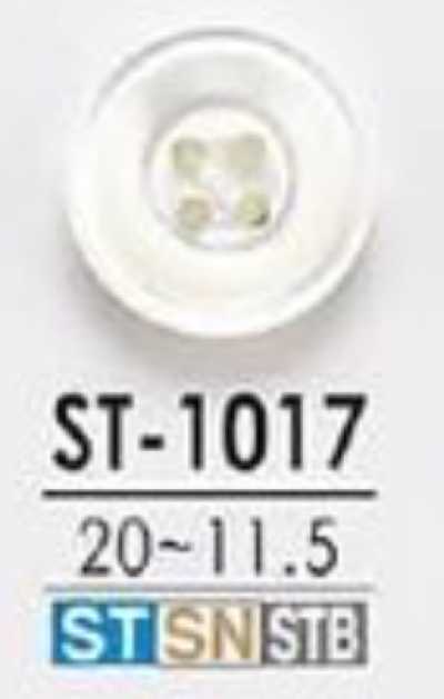 ST1017 Bouton brillant à 4 trous en coquillage Takase